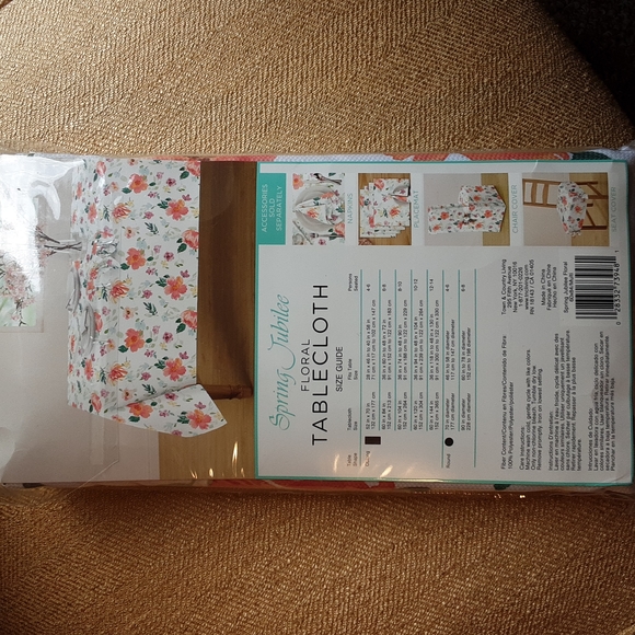 Spring Jubilee Floral Table Linen | New! 60x84" - Picture 5 of 7
